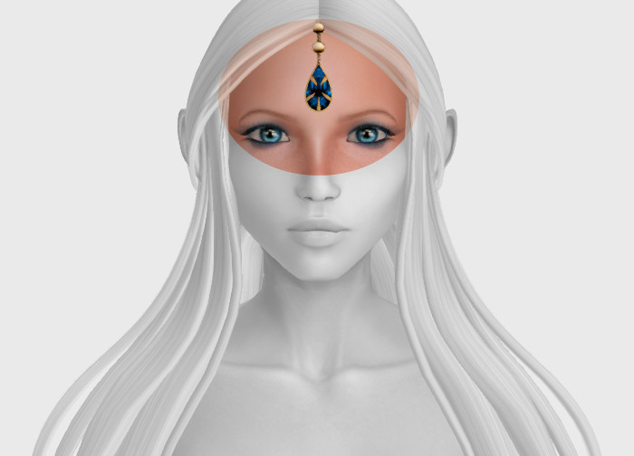 AFDesigns - Shayari HeadPiece 3 - Blue