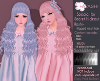 [^.^Ayashi^.^] Hoshi hair-Black&White set