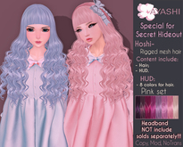 [^.^Ayashi^.^] Hoshi hair-Pink set