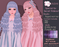 [^.^Ayashi^.^] Hoshi hair-Purple set
