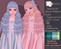 [^.^Ayashi^.^] Hoshi hair-Seagreen set