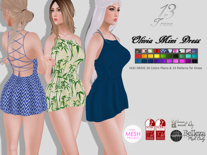 Treze. Olivia Mini Dress FATPACK