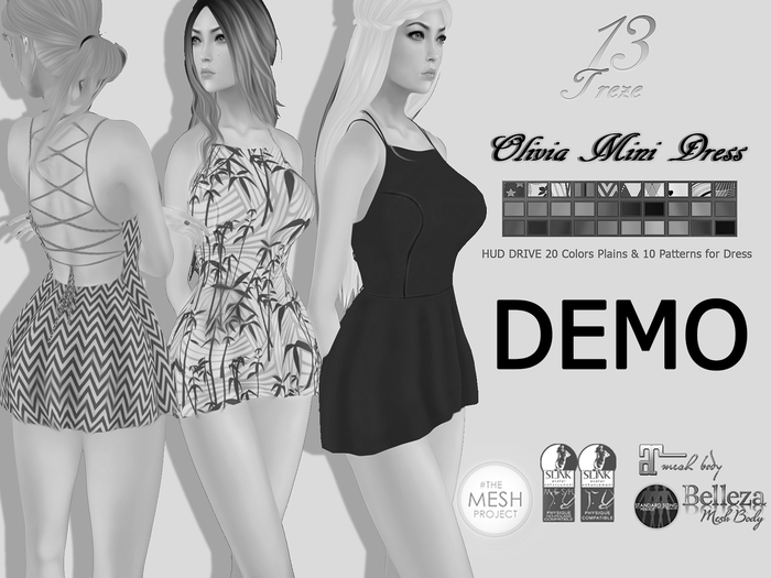 Treze. Olivia Mini Dress DEMO