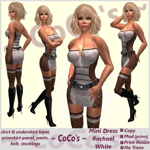 ~ CoCo 's ~ Mini Dress Rachael White