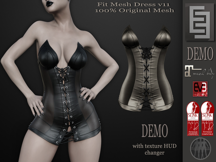 Elven Elder Fit Mesh Dress v11 DEMO
