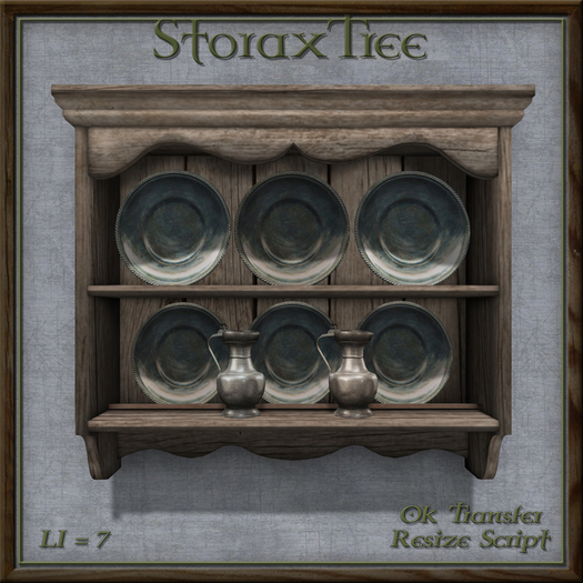 Rustic Plate Collection Display Db