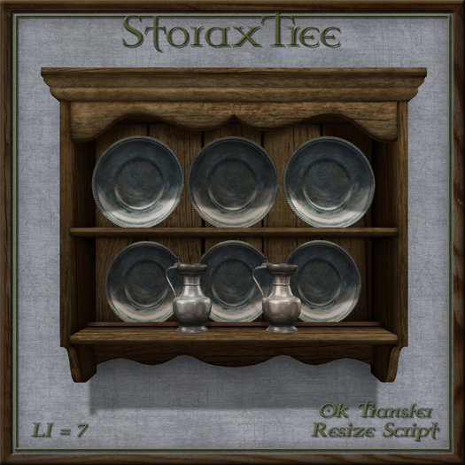 Rustic Plate Collection Display Eb