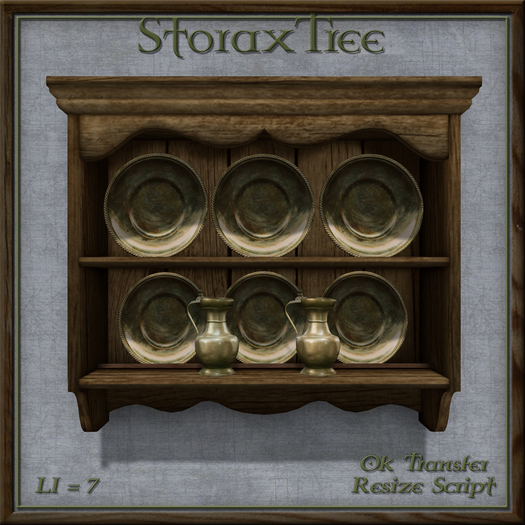 Rustic Plate Collection Display Ec