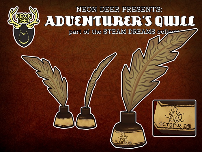 [[Neon Deer]] STEAM DREAMS - Adventurer's Quill