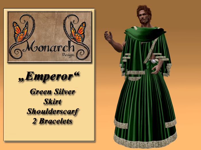 Monarch Emperor green silver boxed