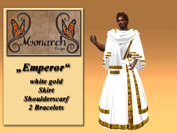 Monarch Emperor white gold boxed