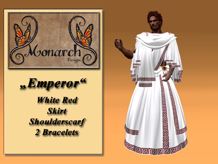 Monarch Emperor white red  boxed