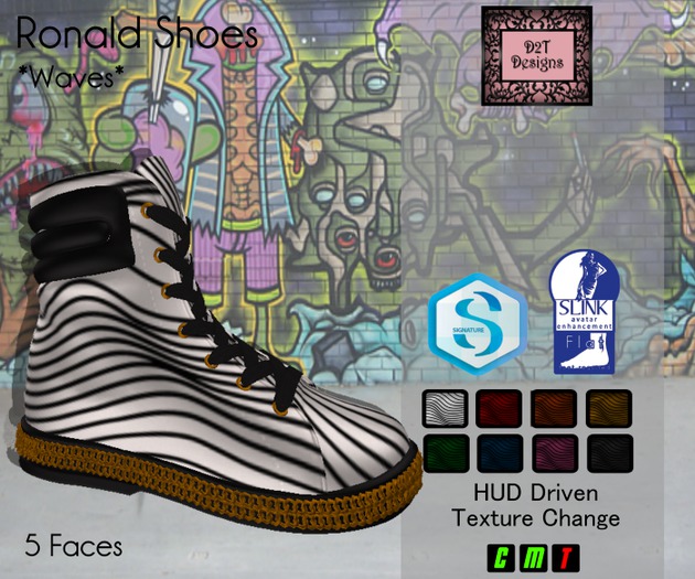 [D2T Designs] Ronald Waves Shoes