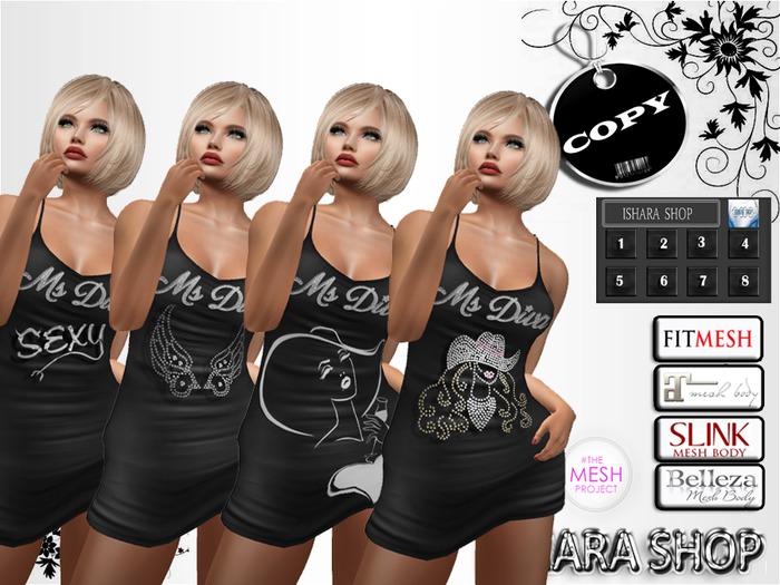 DIVA  DRESS 8 TEX