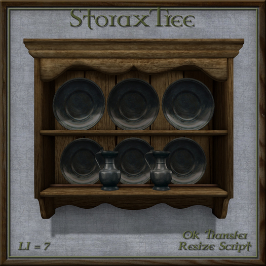 Rustic Plate Collection Display Ed