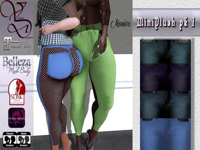 {V-D} Monica Jeans MiniPlush Pack [1]