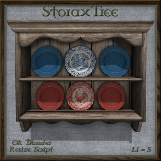 Rustic Plate Collection Display Cj