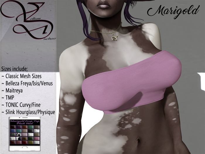 ~[V]-[D]~ Marigold Crop Top DEMO