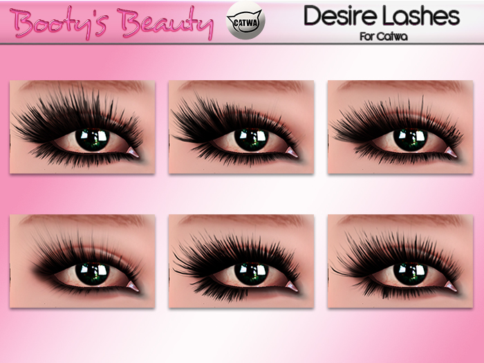 *Booty's Beauty*  Catwa Eyelashes Set ~ Desire