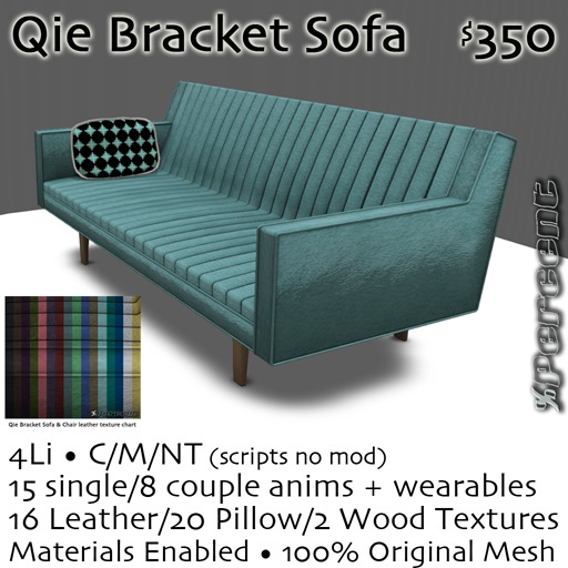% Qie Sofa (multi) *MESH*