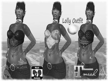 ^^D.T.P^^(Slink) Lolly Outfit DEMO (Texture Change Top&heels)