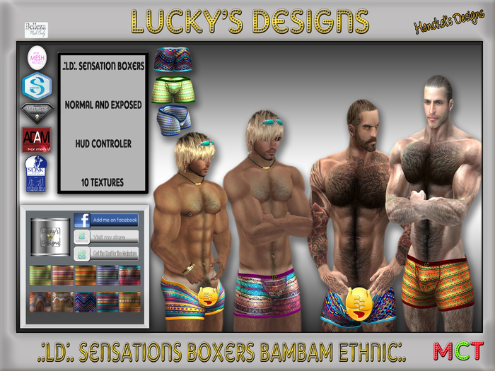 .:LD:. Sensations Boxers BamBam Ethnic:.