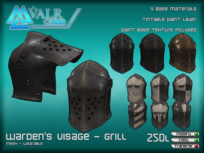 [VALR] Warden's Visage Grill