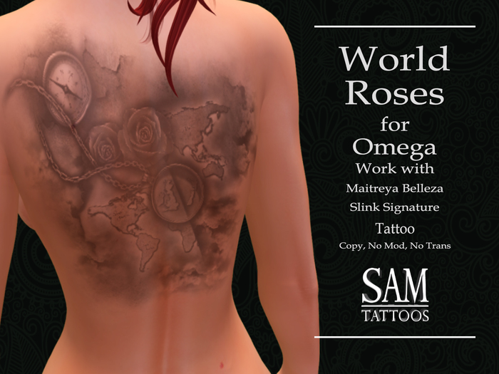 [SAM TATTOOS] WORLD ROSE