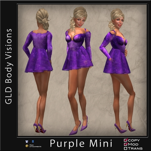 GLD Dress Purple Mini