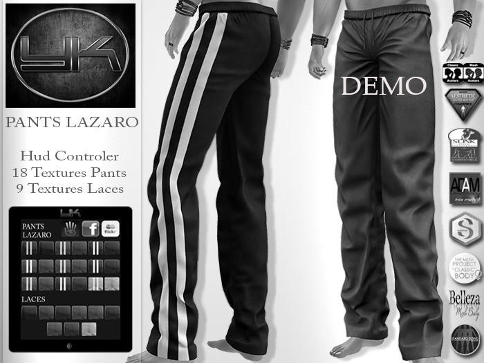 YACK - Mens MESH Pants Lazaro DEMO