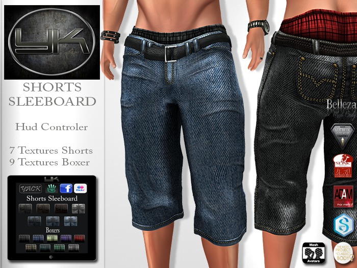 YACK - Mens MESH Shorts Sleeboard