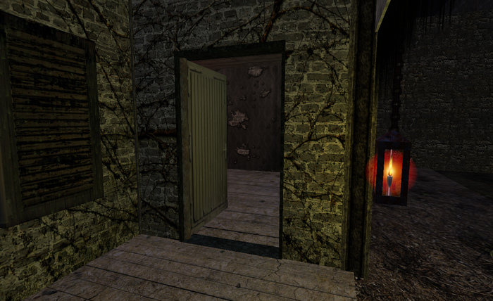Scripted swinging lantern
