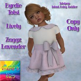 Byrdie Totsi Lively Zaggz Lavender ~OpK~ Boxed