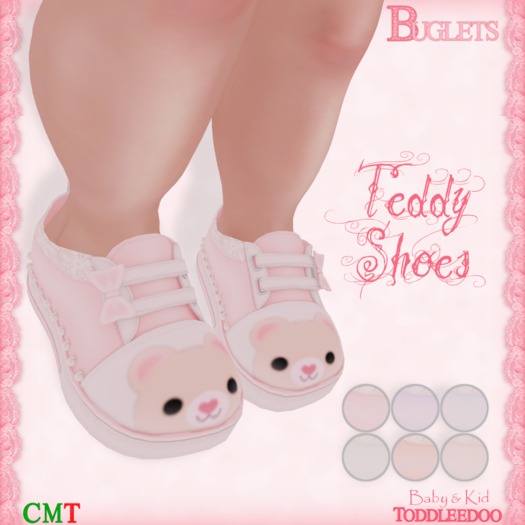~*Buglets*~ TD Teddy Shoes [Cream]
