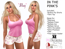 *BSASSY* IN THE PINK BUTTONS SHORTS OUTFIT