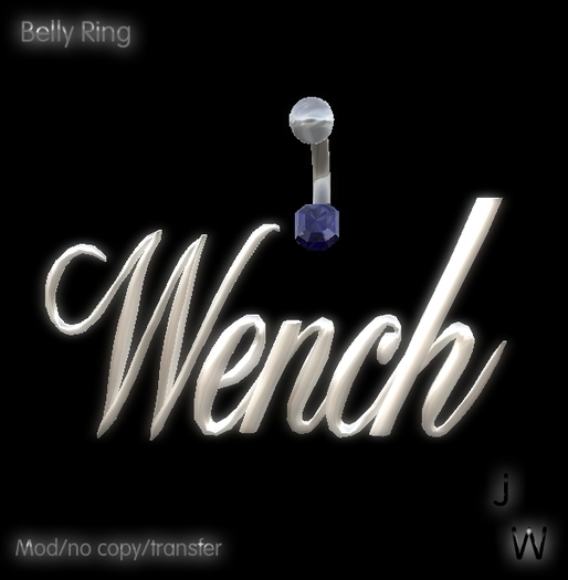 ~WC~ Belly Ring "Wench"
