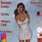 Roanne Bods Lively Stripes Pink ~OF~ Boxed