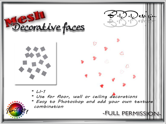 .::B.D.D::. FullPerm-Bulding component- Decorative faces