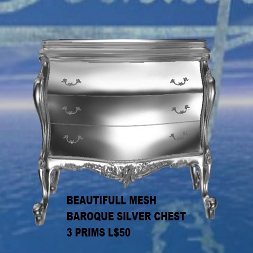 BAROQUE CHEST  SILVER