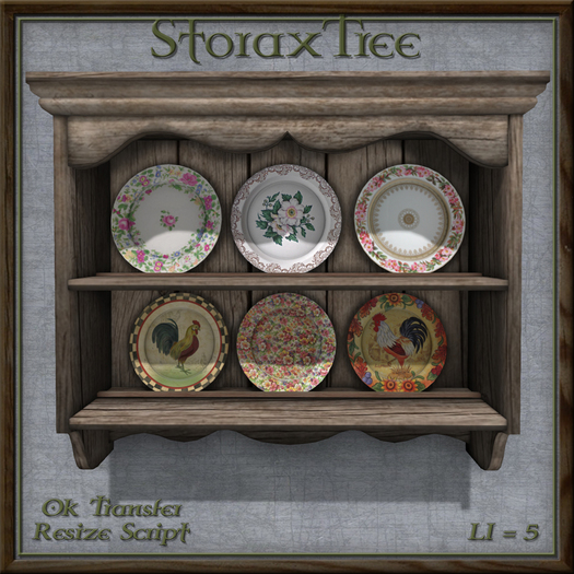 Rustic Plate Collection Display Ci