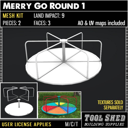Tool Shed - Merry Go Round 1 Kit
