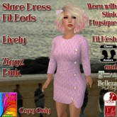 Stace Dress Fit Bods Lively Ziggz Pink ~OF~ Boxed