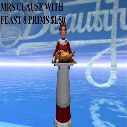 Mrs Claus with Feast