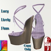Lucy Heels Lively Plum ~OF~ Boxed