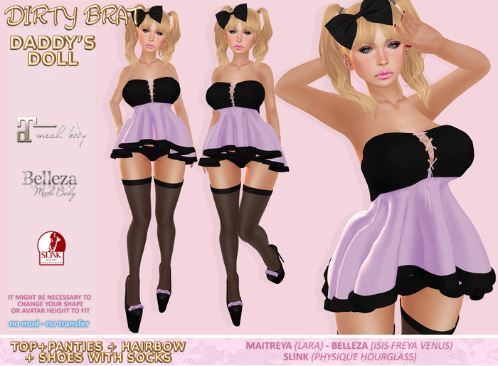 *D.B* Daddys Doll - Purple