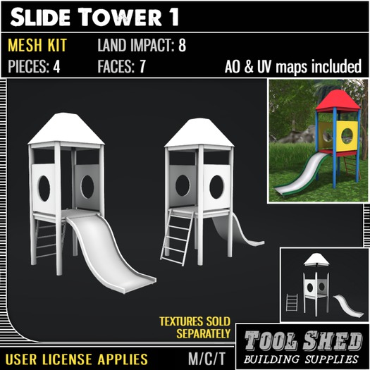 Tool Shed - Slide Tower 1 Kit