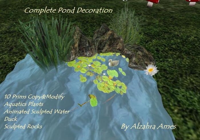 Complete Pond Decoration by Alzahra Ames Copy&Modify