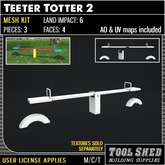 Tool Shed  Teeter Totter 2 Mesh Kit