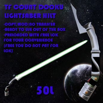 dooku jedi lightsaber