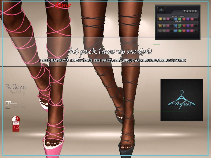 *dafnis LACE UP SANDALS Demo